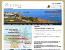 Tablet Screenshot of melinashouse.com